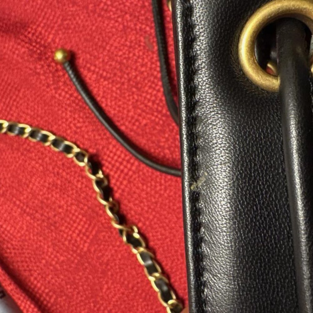 CHANEL ORIGINAL DRAWSTRING PURSE - image 9